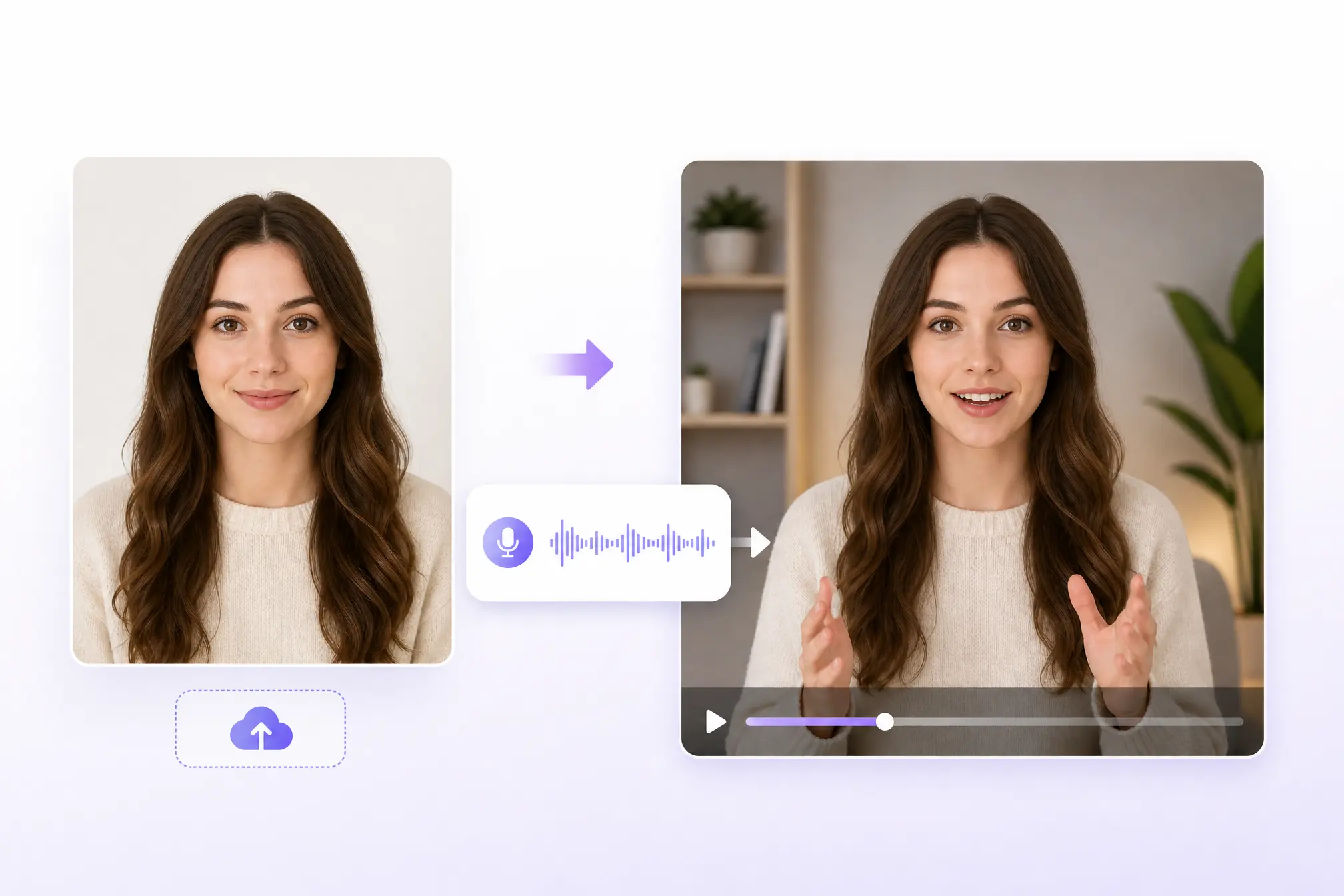 Create faceless videos from one photo with AI Avatar